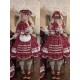 Miss Point Plaid Petal Rabbit JSK(Reservation/2 Colours/Full Payment Without Shipping)